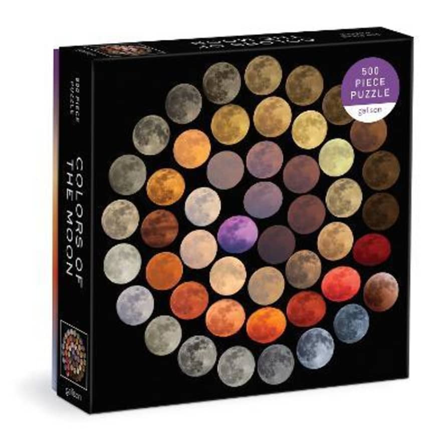 Abrams & Chronicle Colors Of The Moon 500 Piece Puzzle