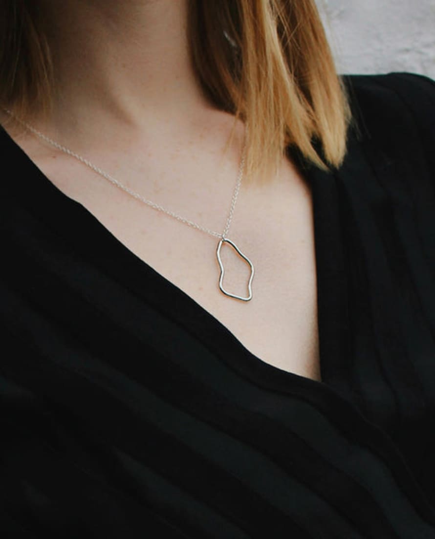 Beaumont Organic Orla Necklace In Silver