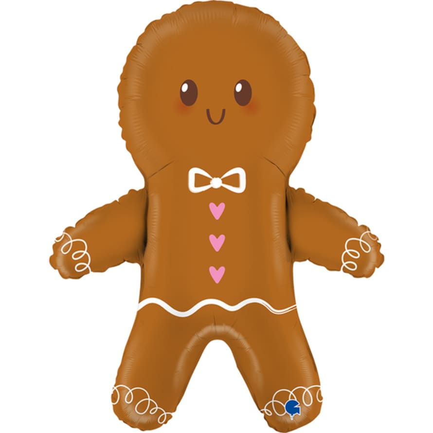 thepartyville 33" Cute Gingerbread Man Foil Balloon