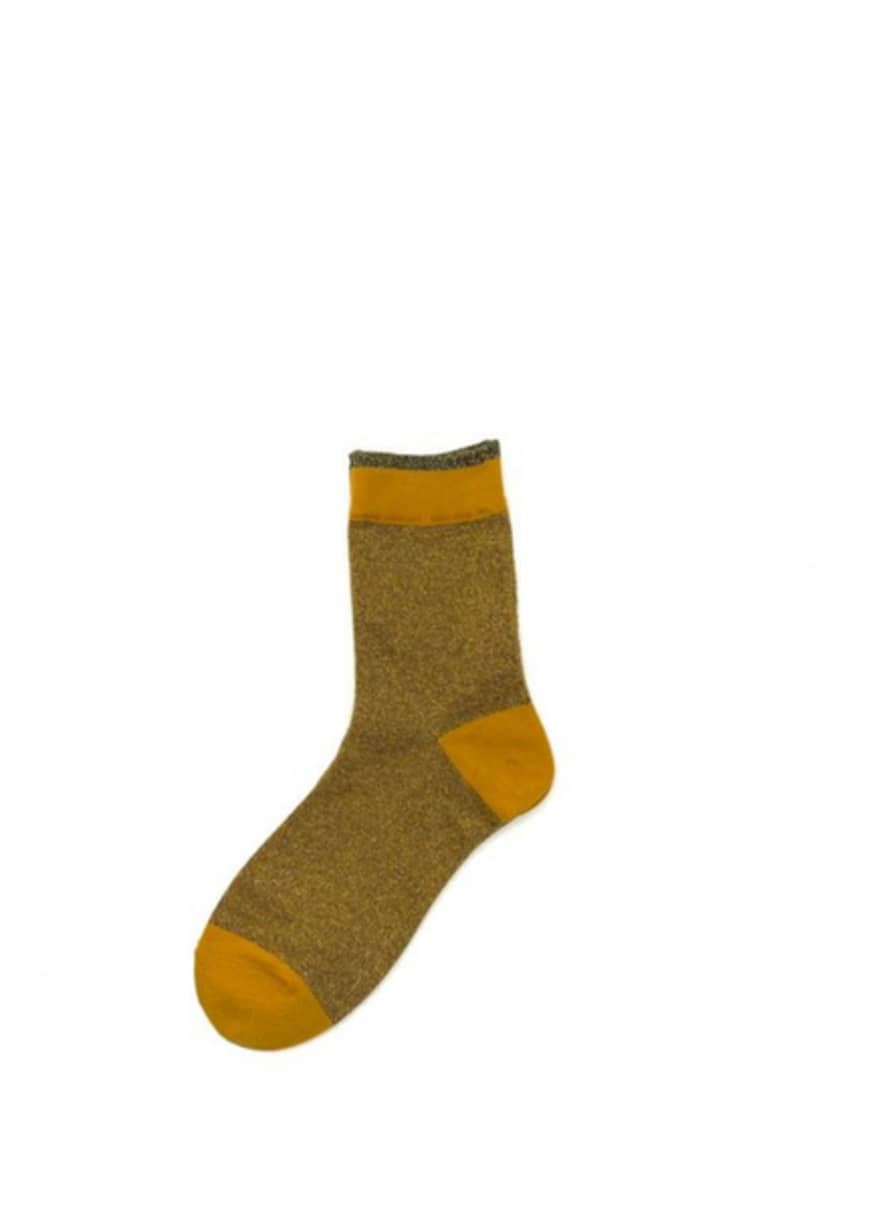 sixton Tokyo Socks In Gold From
