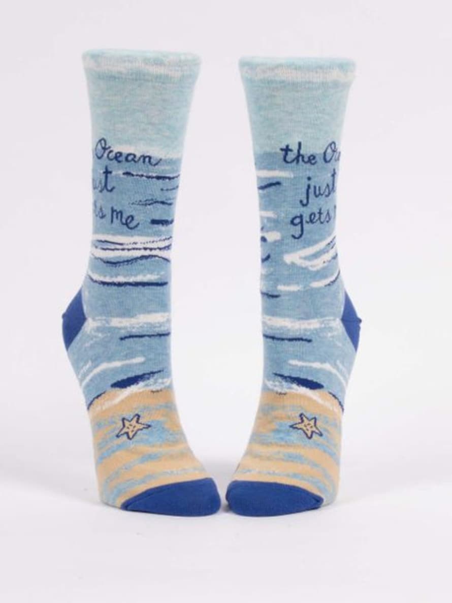 Blue Q The Ocean Just Gets Me Women's Socks