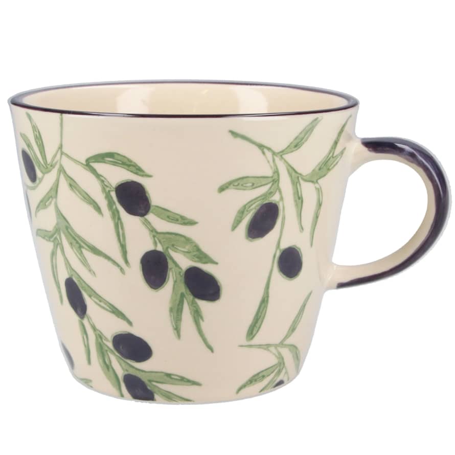 Gisela Graham Olive Branch Ceramic Mug 