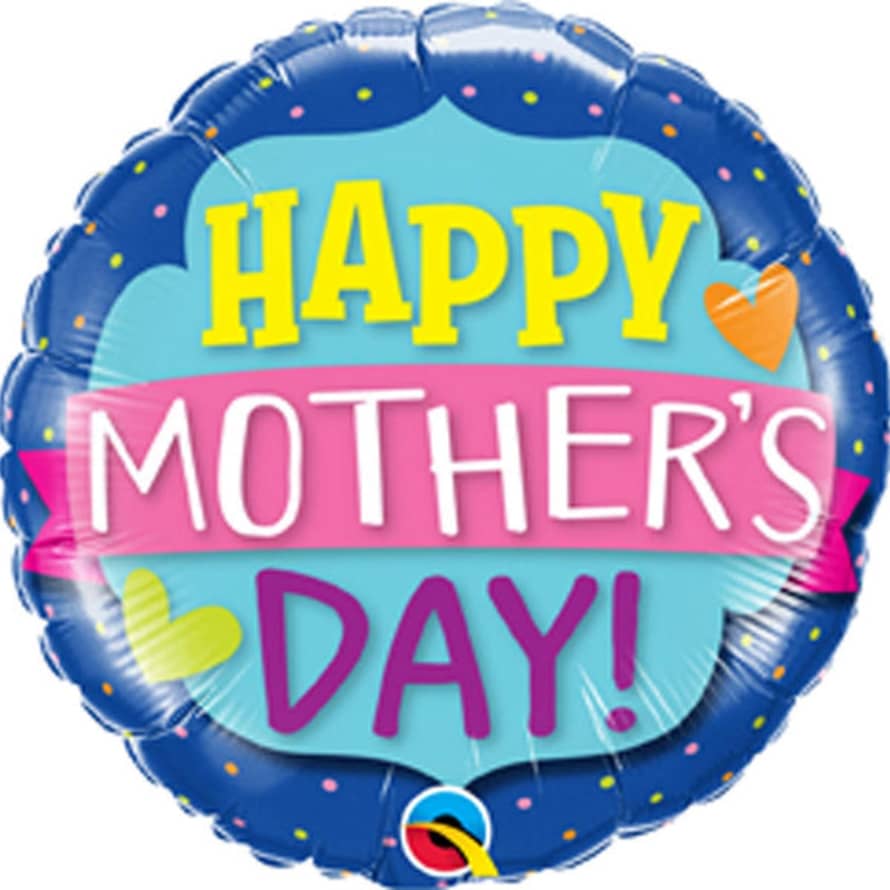 Qualatex Happy Mothers Day Emblem Banner Foil Balloon