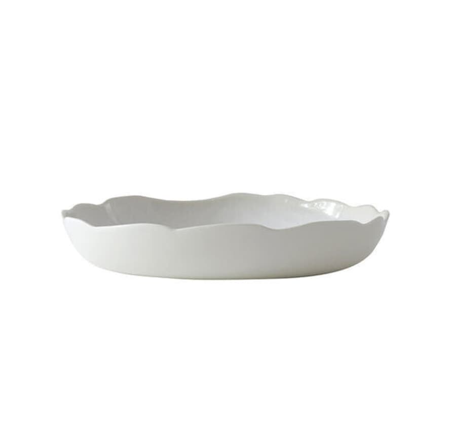 Jars  - Feather Pearl Round Hollow Dish 27.5 Cm