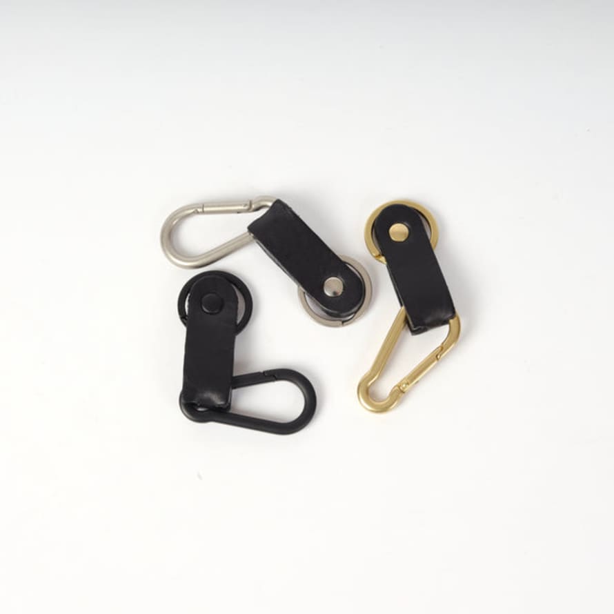 Kate Sheridan Mini Loop Keyring Black