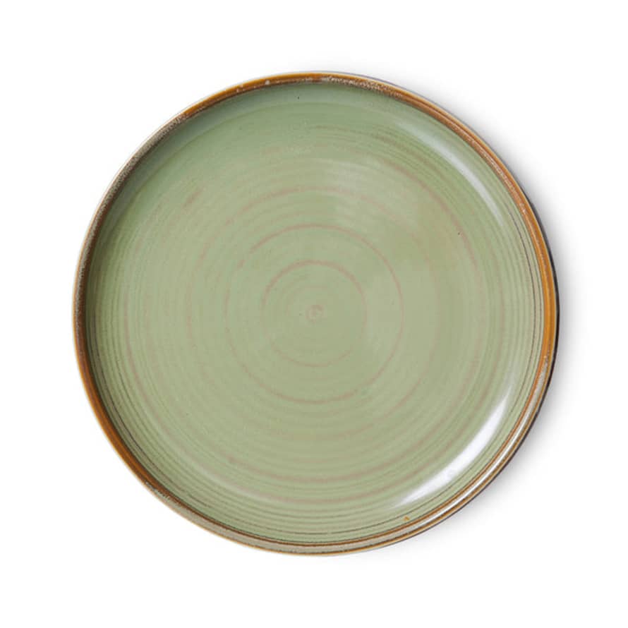 HK Living | Chef Ceramics: Side Plate - Moss Green