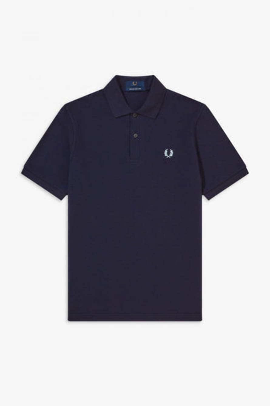 Fred Perry M3 Polo Shirt - Navy/ice