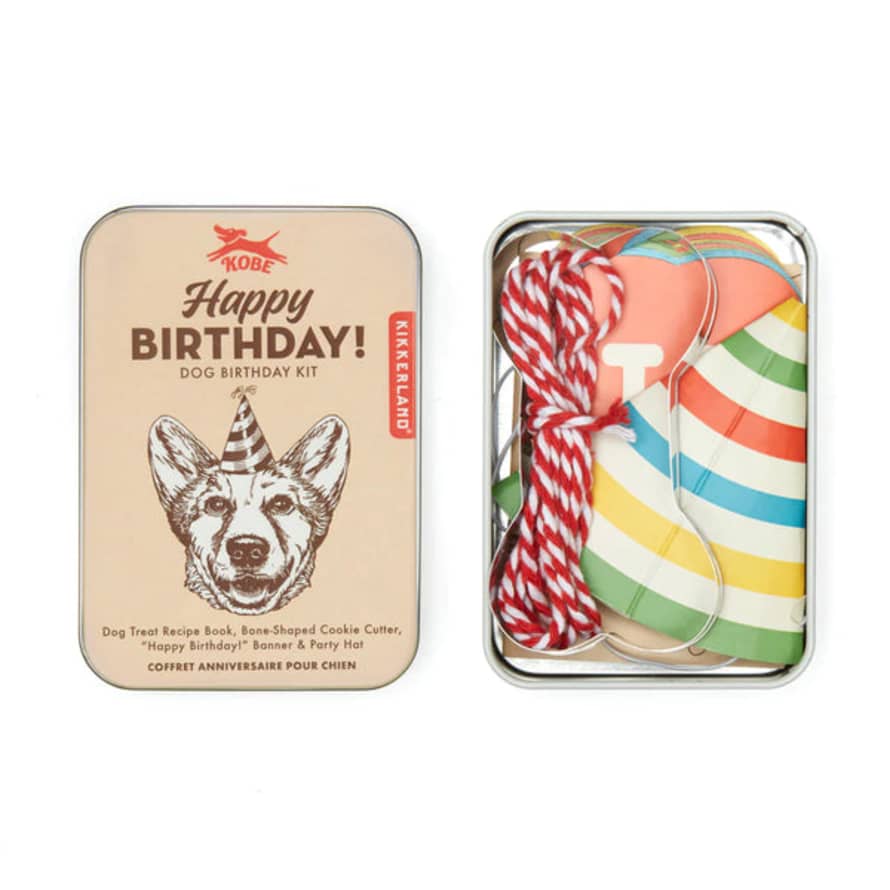 Kikkerland Design Dog Birthday Kit