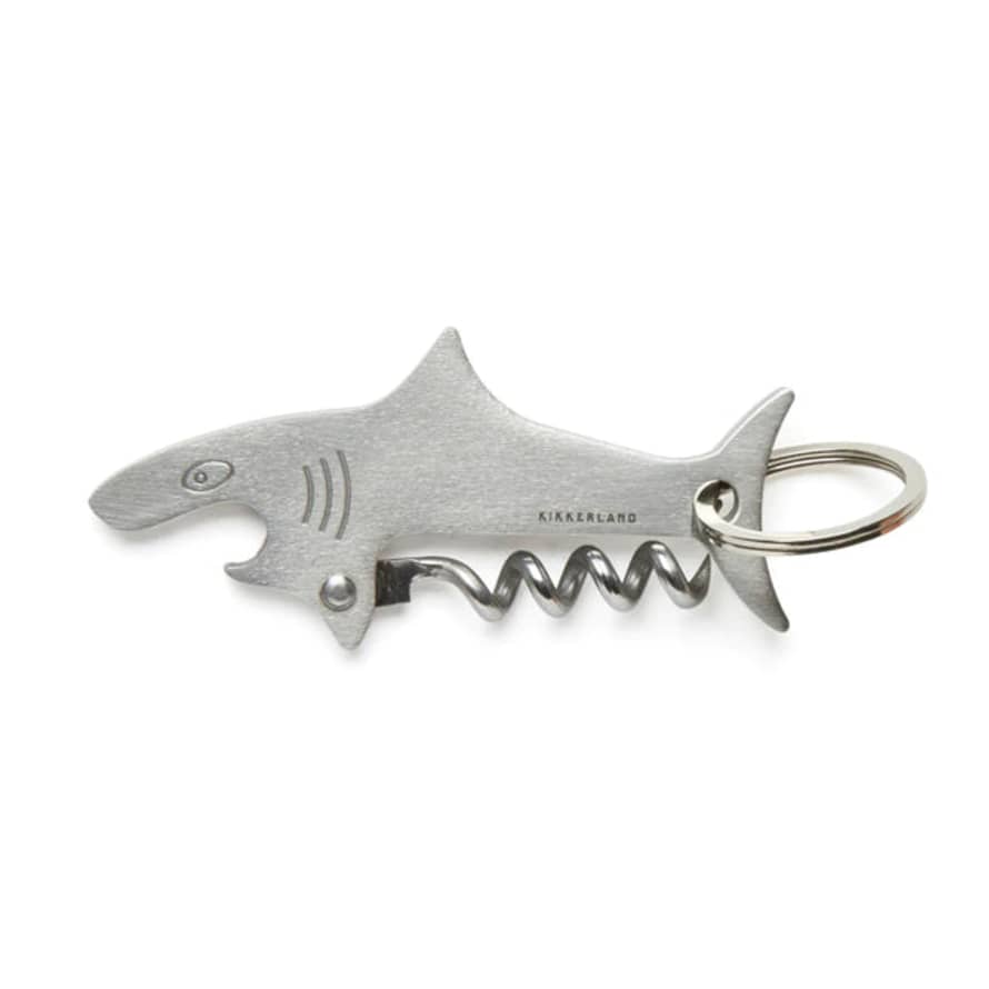Kikkerland Design Shark Keyring
