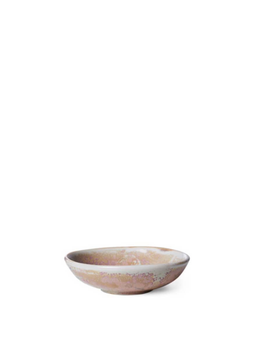 HK Living Chef Ceramics Small Dish In Rustic Pink
