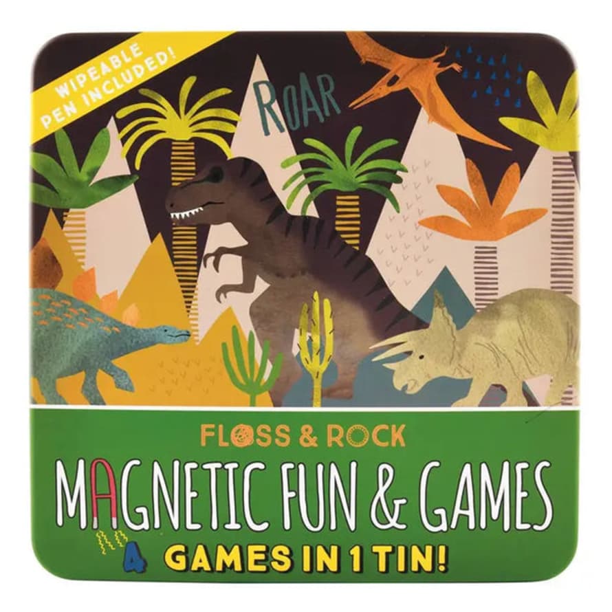 Floss & Rock Dino Magnetic Fun And Games Compendium