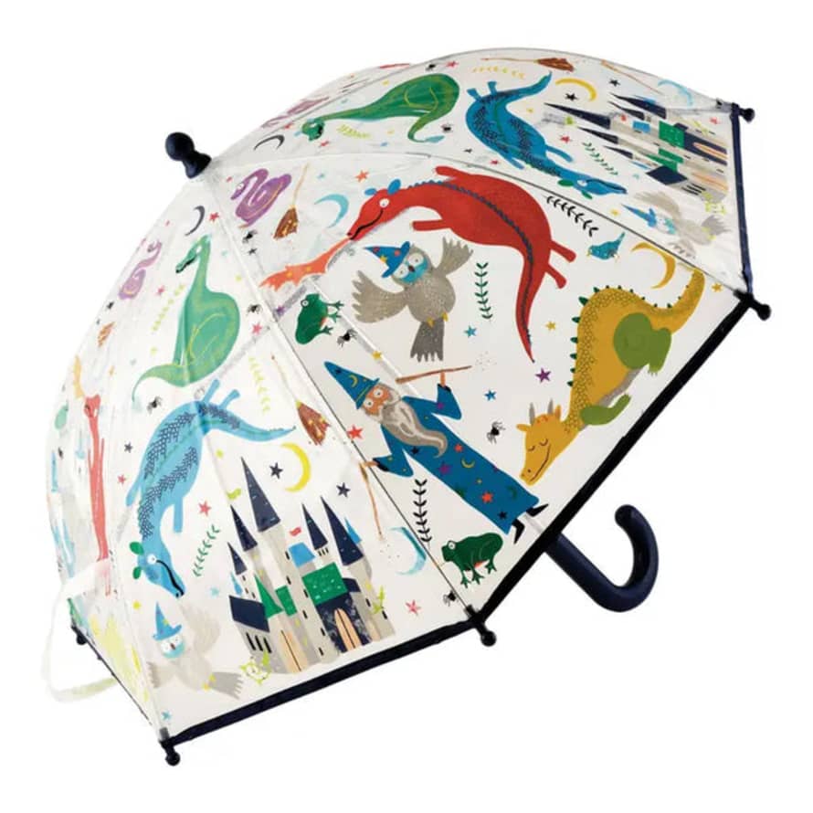 Floss & Rock Spellbound Colour Changing Clear Umbrella