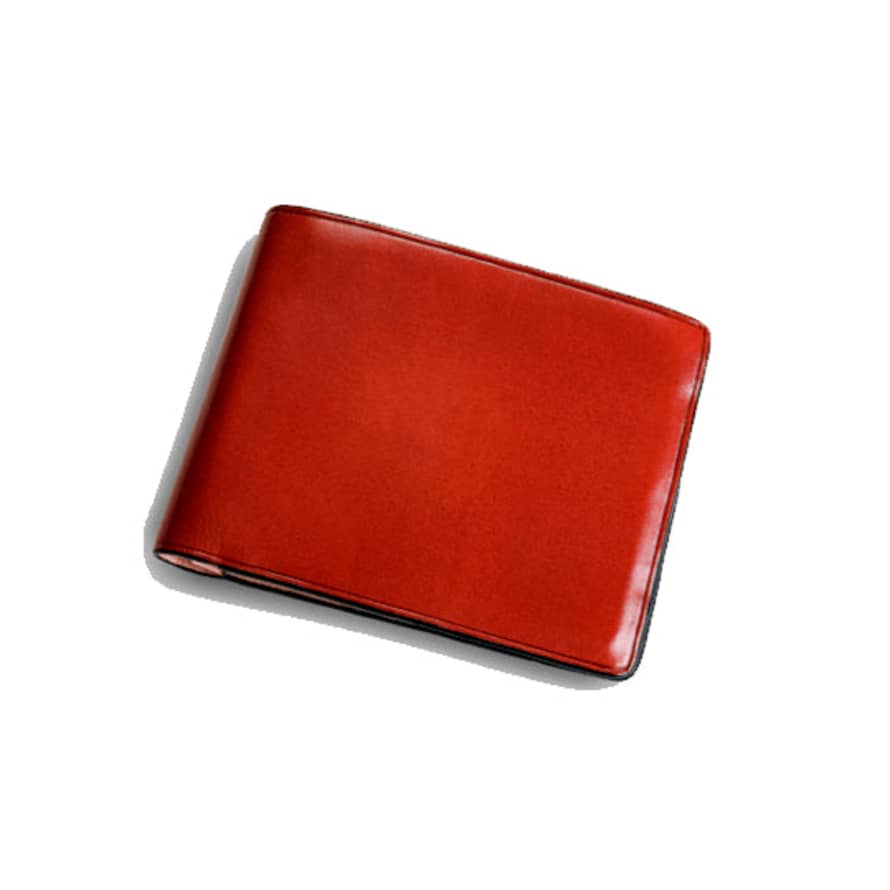 Il Bussetto Bi-fold Wallet - Tibetian Red