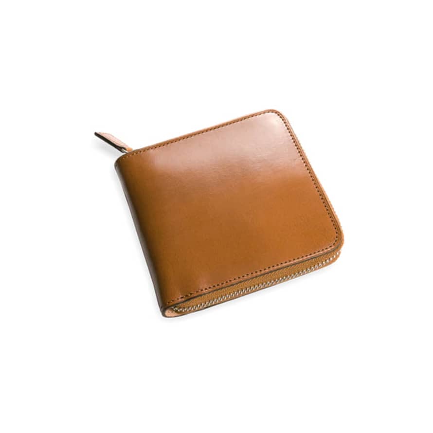 Il Bussetto Bi-fold Zip Wallet - Desert