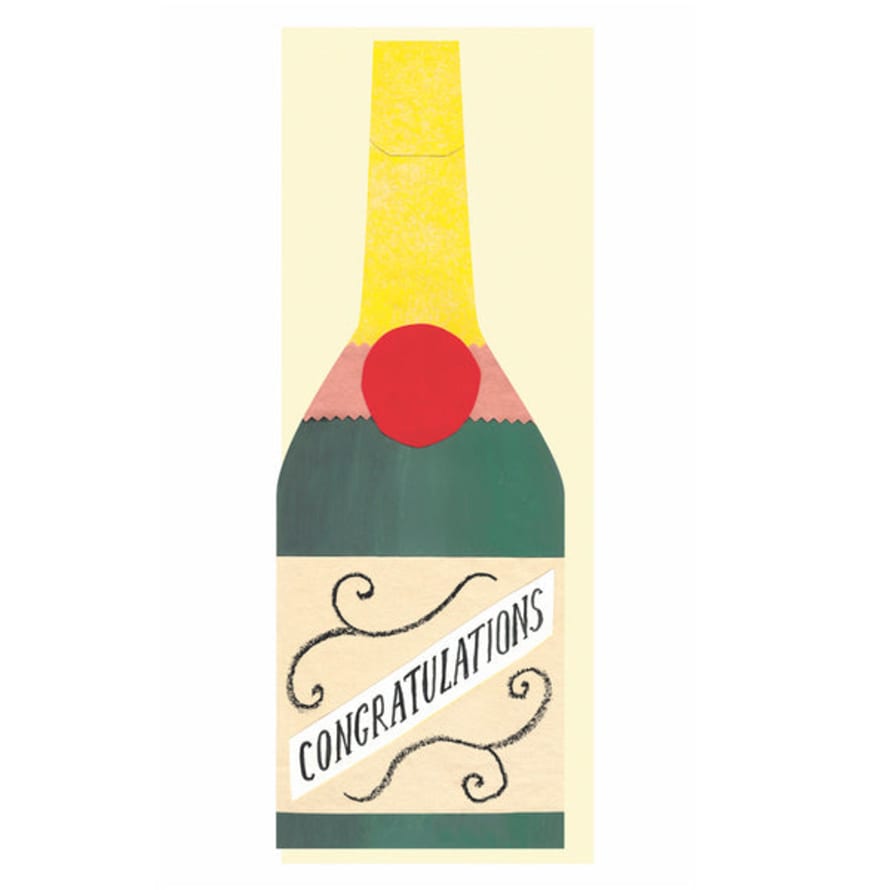 Julia Davey Congratulations Bottle Card By Hadley Paper Goods