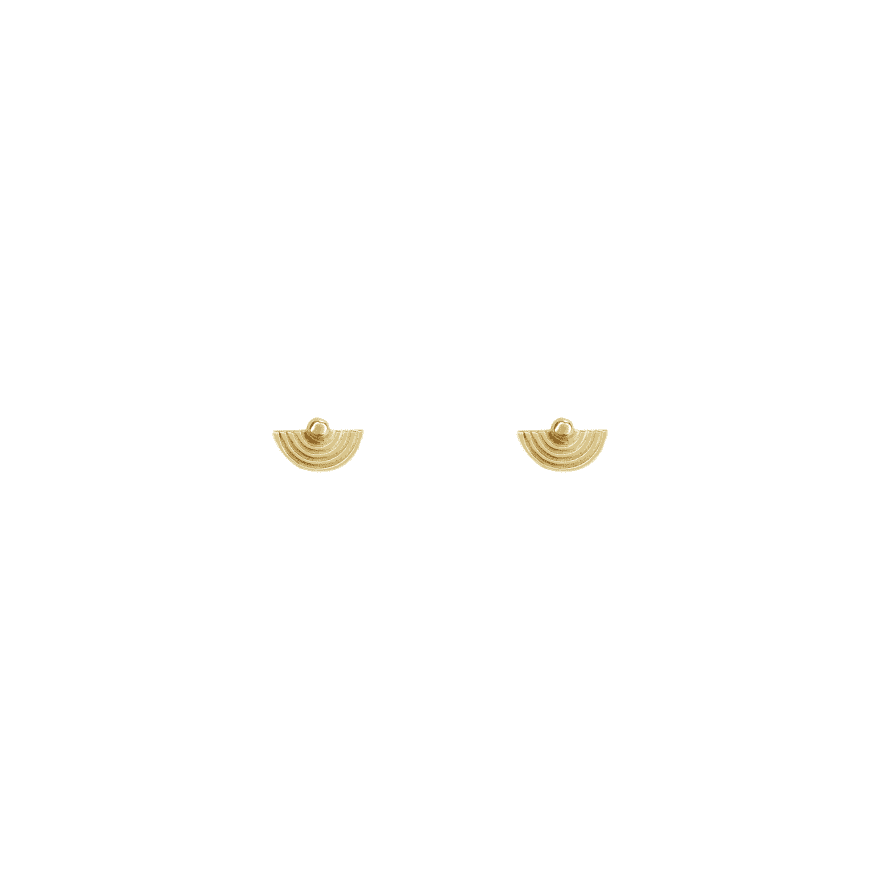 Rachel Entwistle Orbit Studs Mini 9ct Yellow Gold