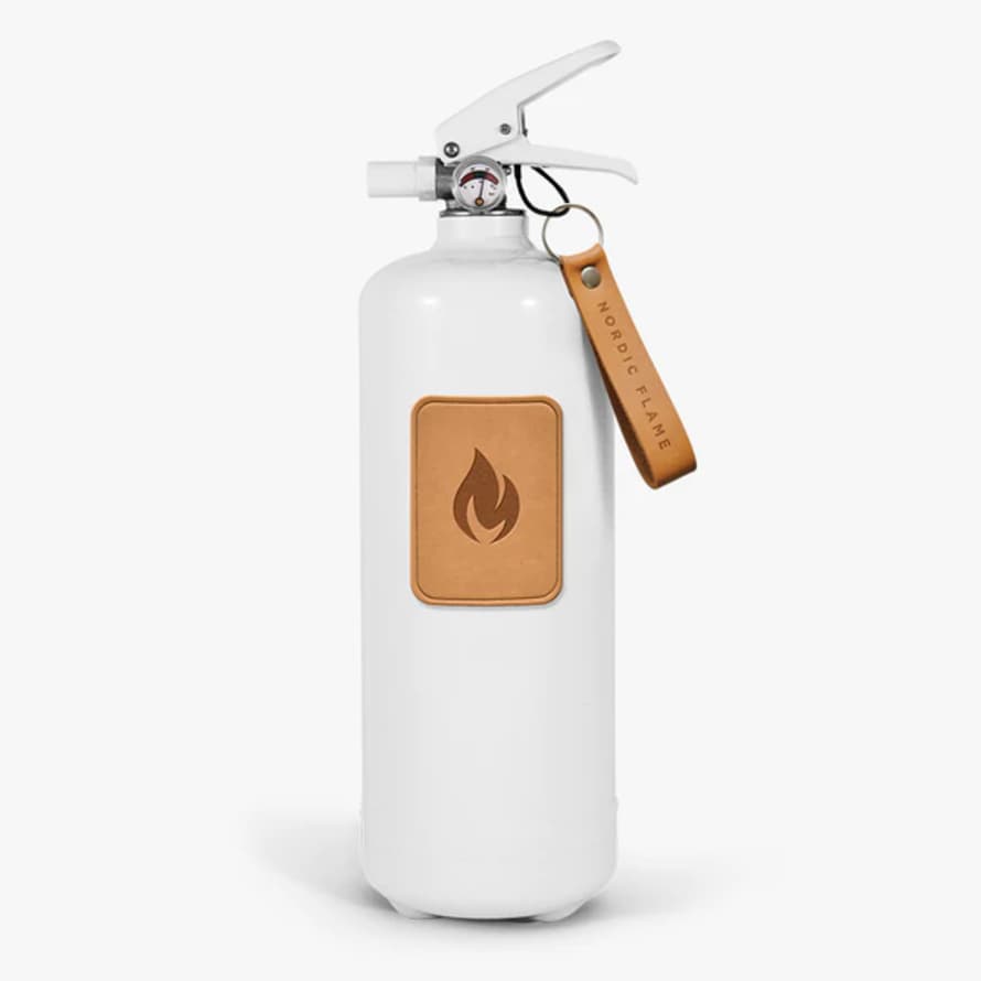 Nordic Flame Fire Extinguisher 2 kg - Light Brown Leather