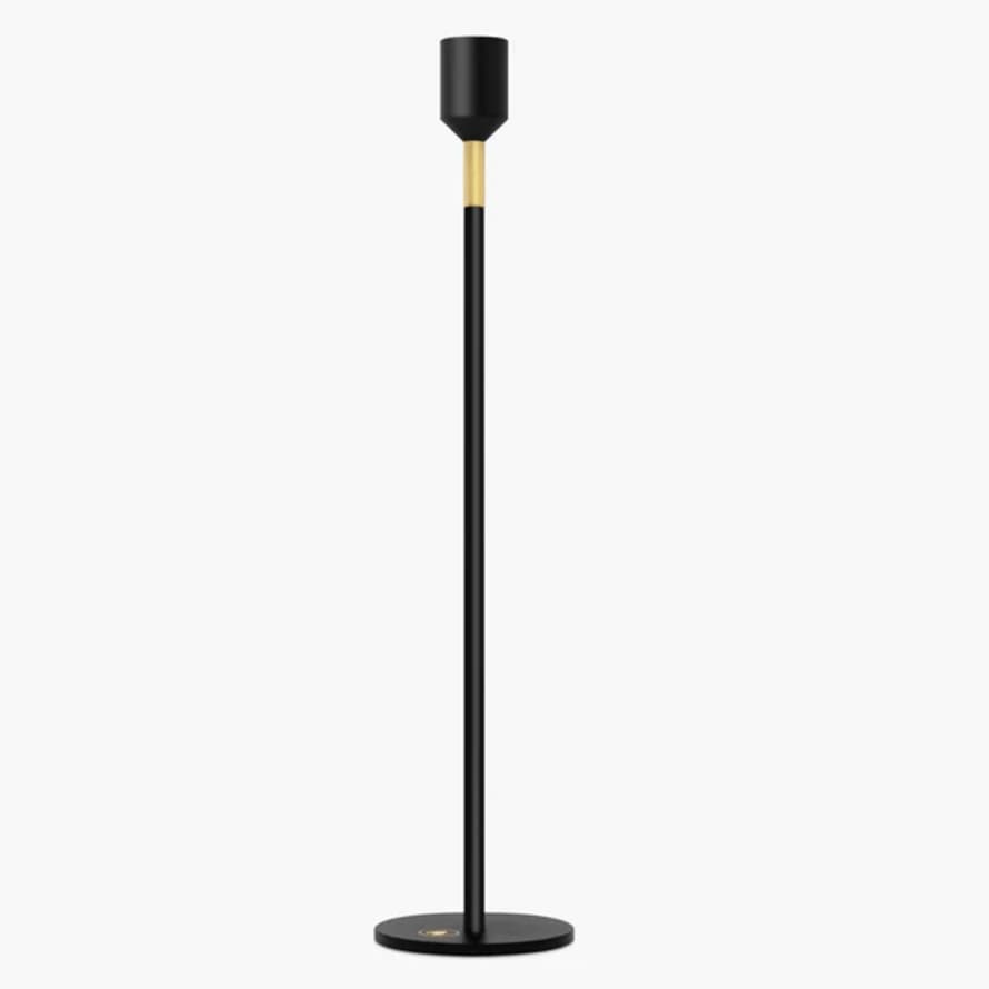Nordic Flame Candle Holder - Black 34 cm 