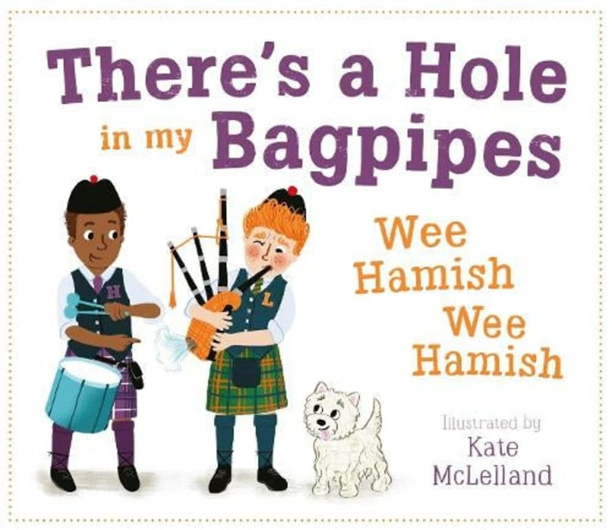 Bookspeed Book - Wee Hamish Theres A Hole In My Bagpipes