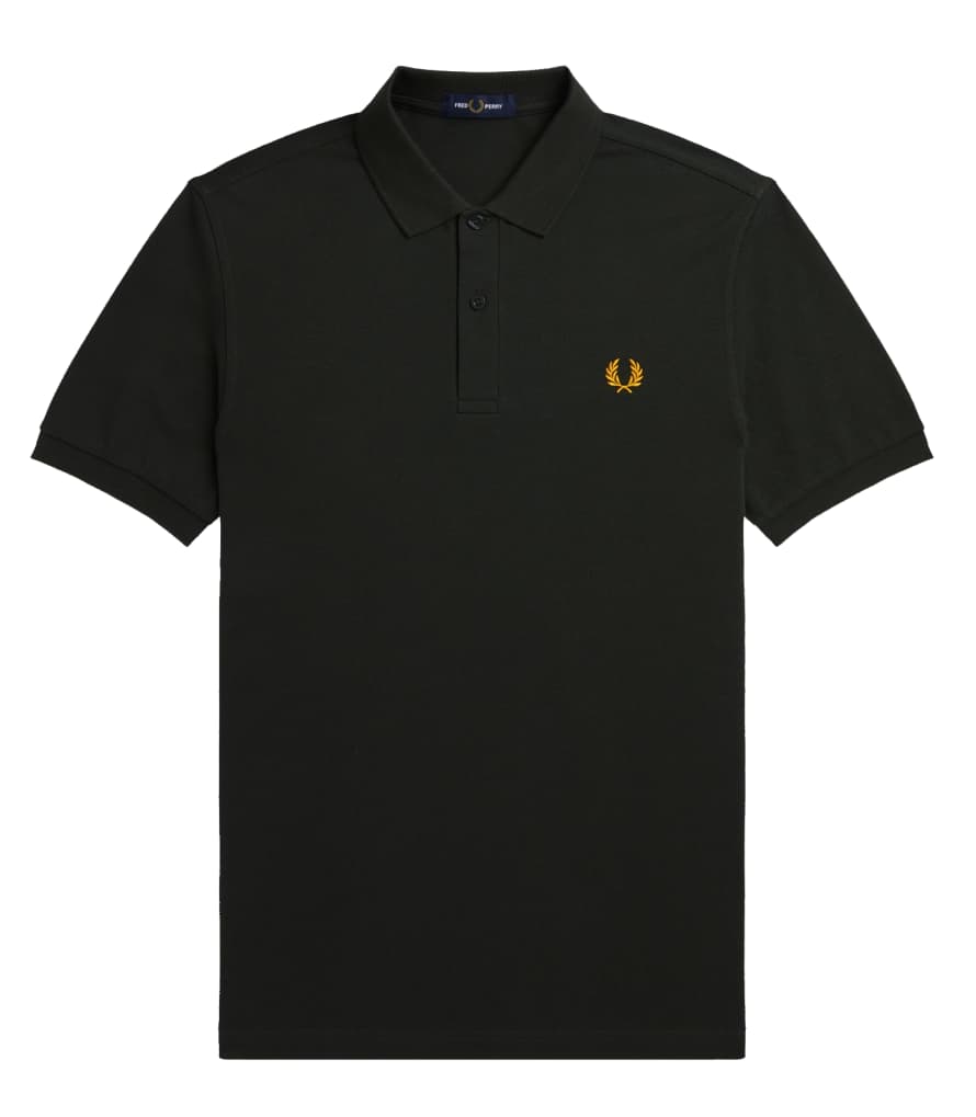 Fred Perry Slim Fit Plain Polo Night Green