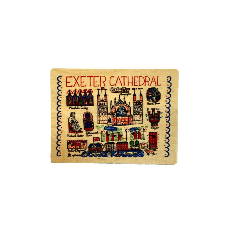 The Wooden Postcard Company Julia Gash Exeter Cathedral Wooden Postcard