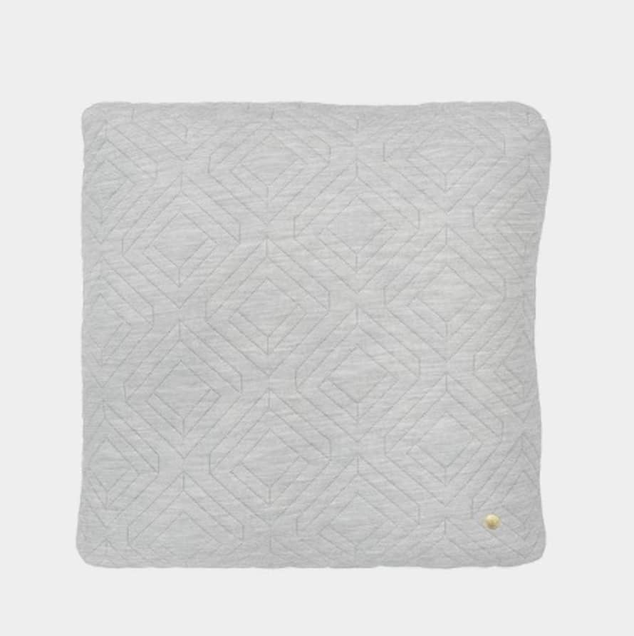 Ferm Living  Grey Quilt Cushion