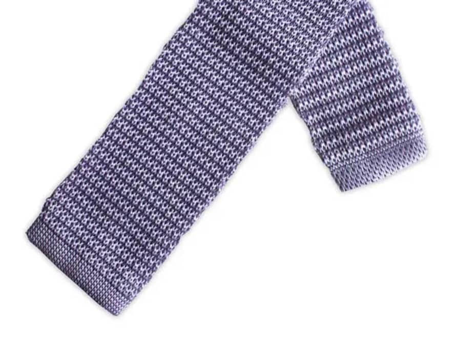 Knightsbridge Neckwear Pastel Purple Knitted Silk Tie