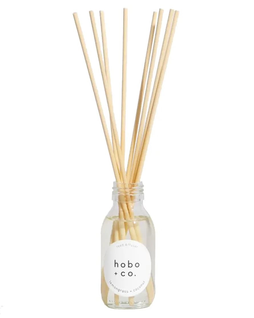 Hobo + Co Lemongrass And Coconut Reed Diffuser - 100ml