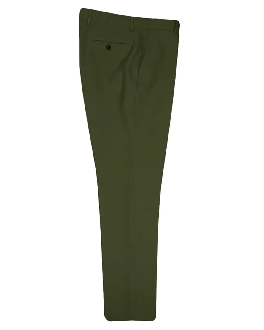 Fratelli Textured Suit Trouser - Green