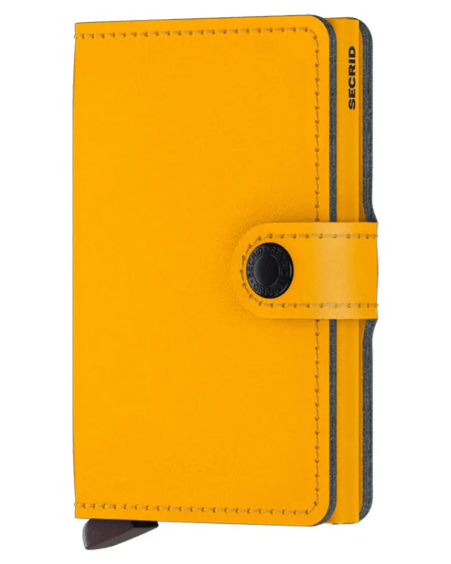Secrid Mini Wallet - Yard Ochre Yellow