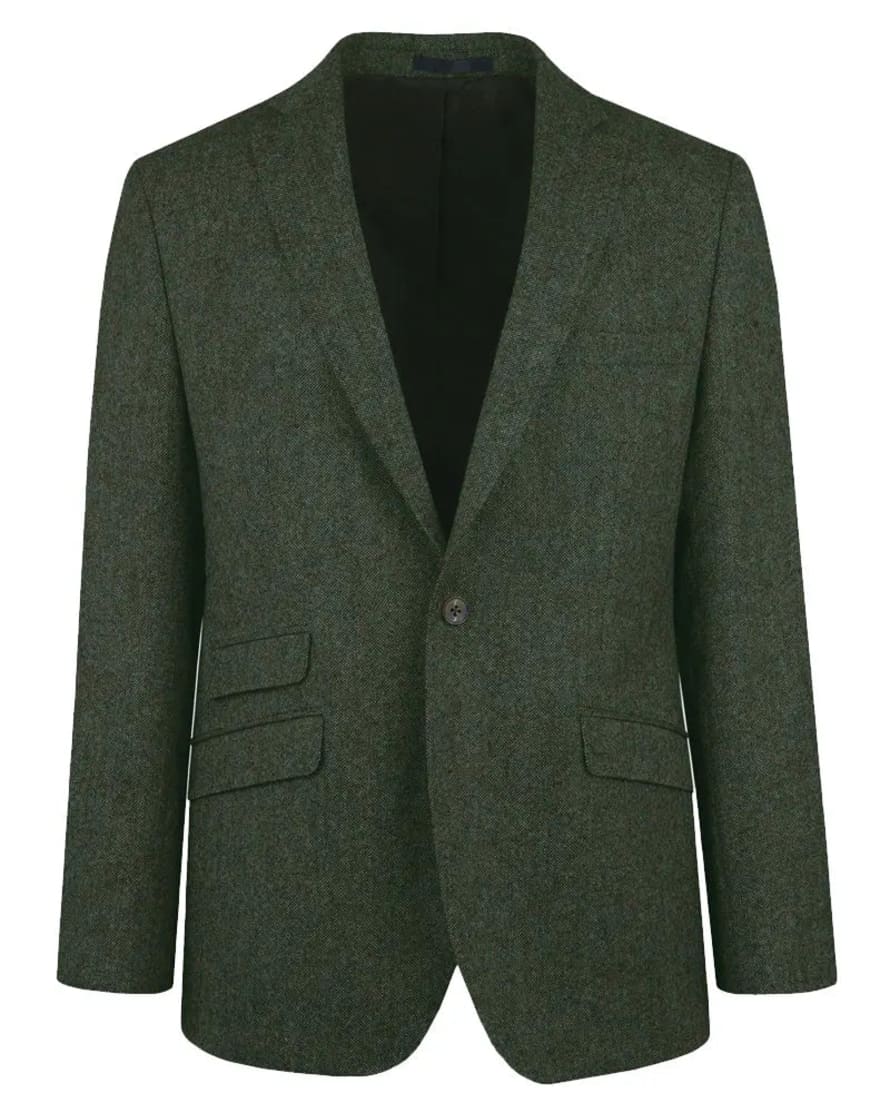 Torre Donegal Suit Jacket - Green