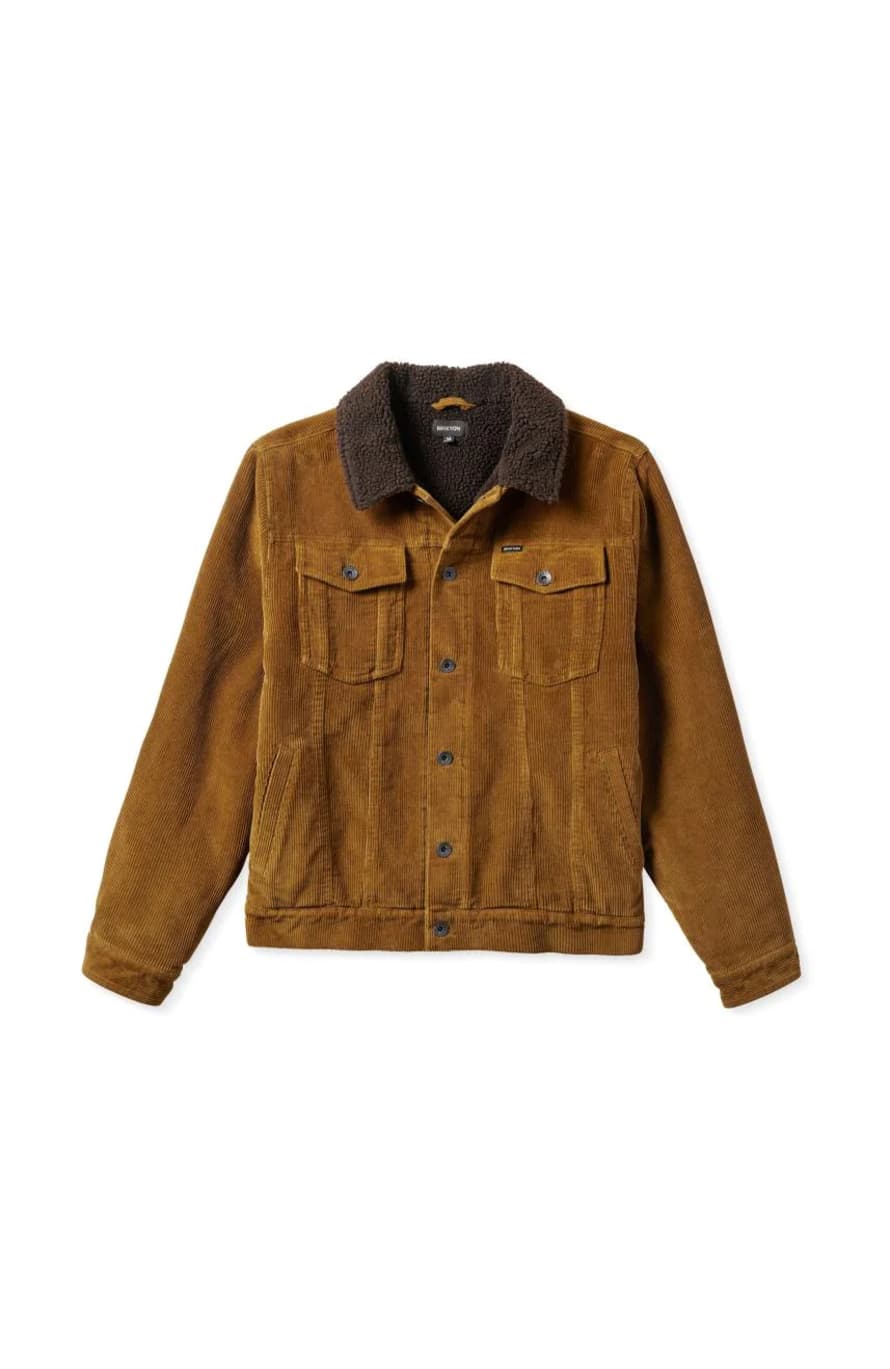 Brixton Cable Lined Trucker Jacket - Brass