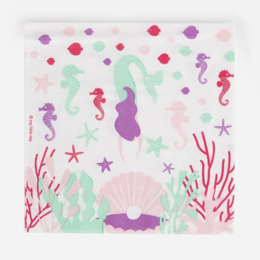 My Little Day 20 Napkins - Mermaid