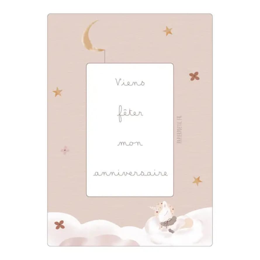 Papier Poetic “unicorn” Invitation Card