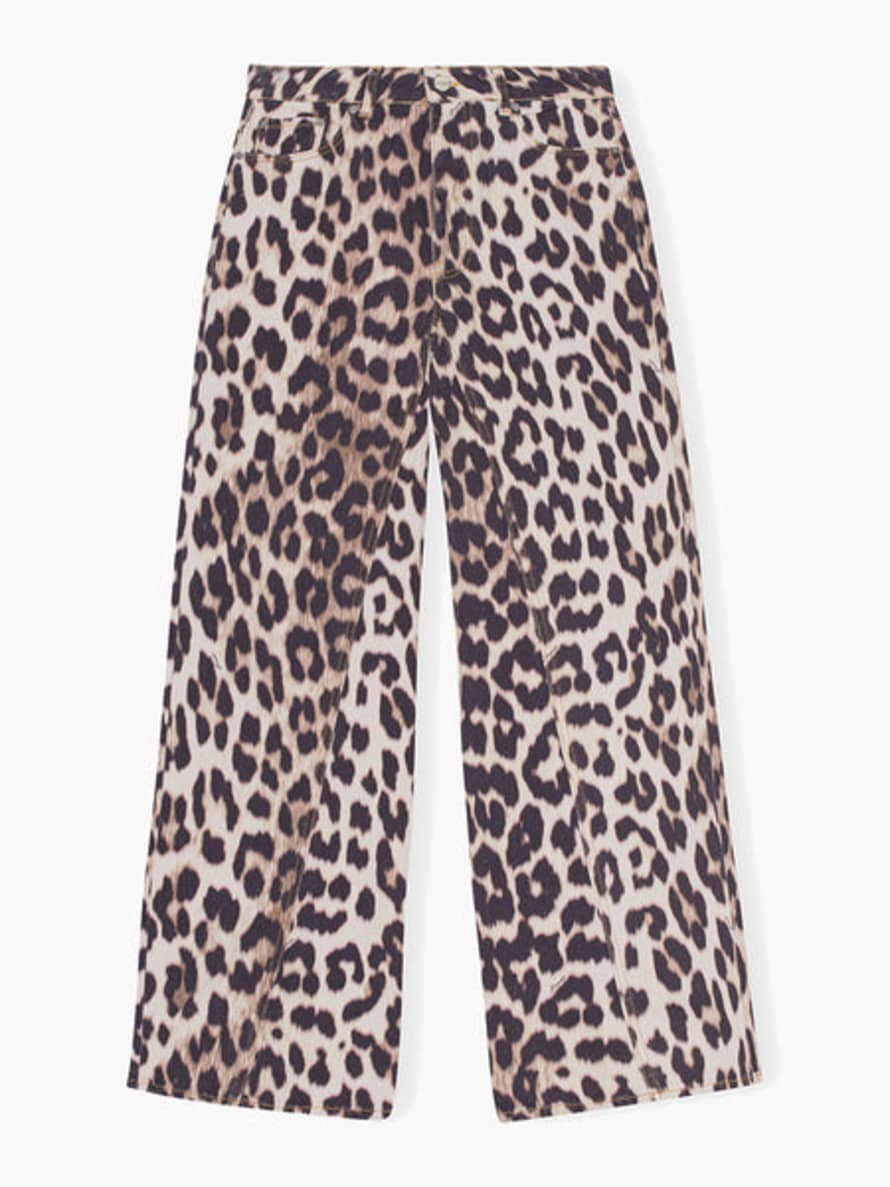 Ganni Leopard Jozey Jeans
