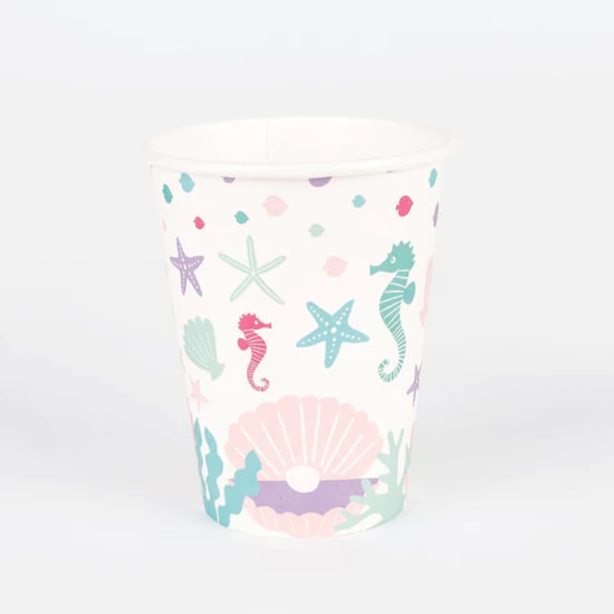 My Little Day 8 Paper Cups - Mermaid