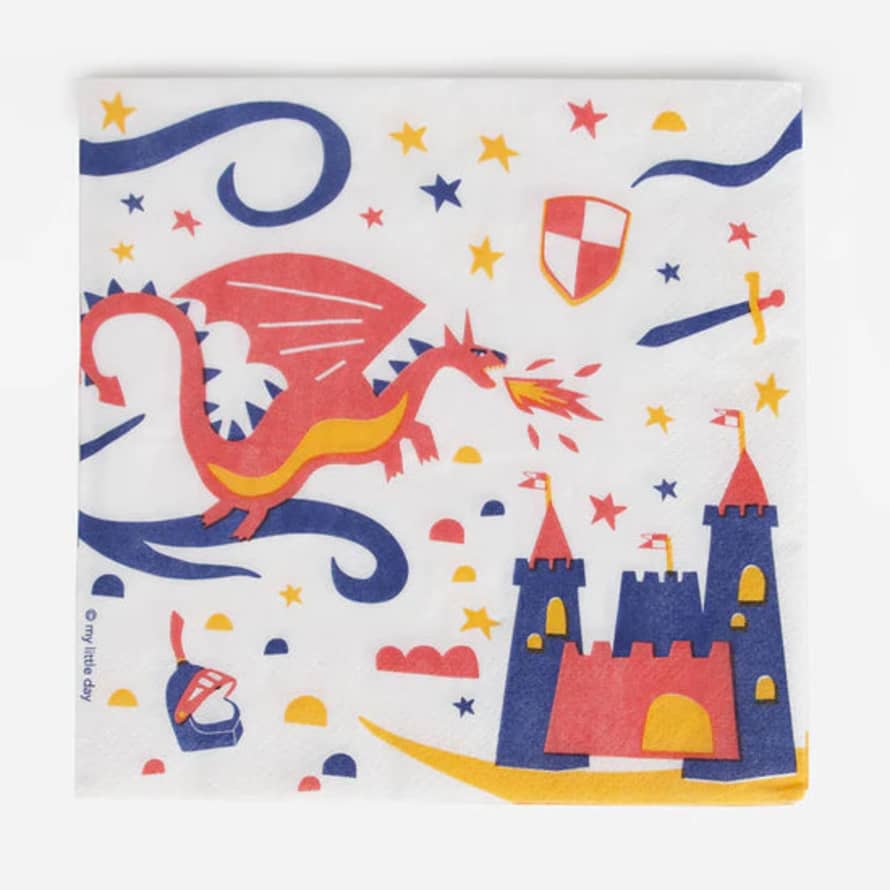 My Little Day 20 Knight Napkins