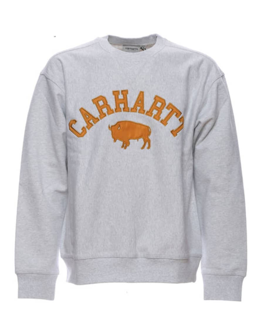 Carhartt Sweatshirt For Man I031408 Heather Brown