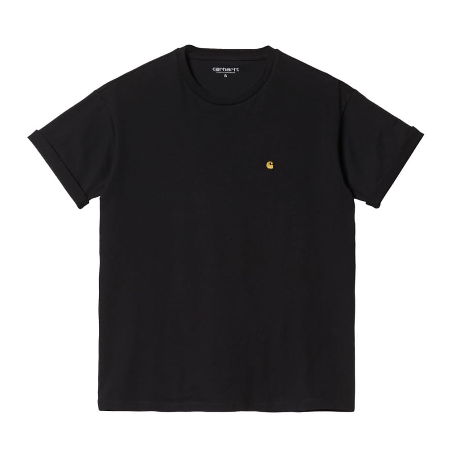Carhartt W' Chase T-shirt Black/gold
