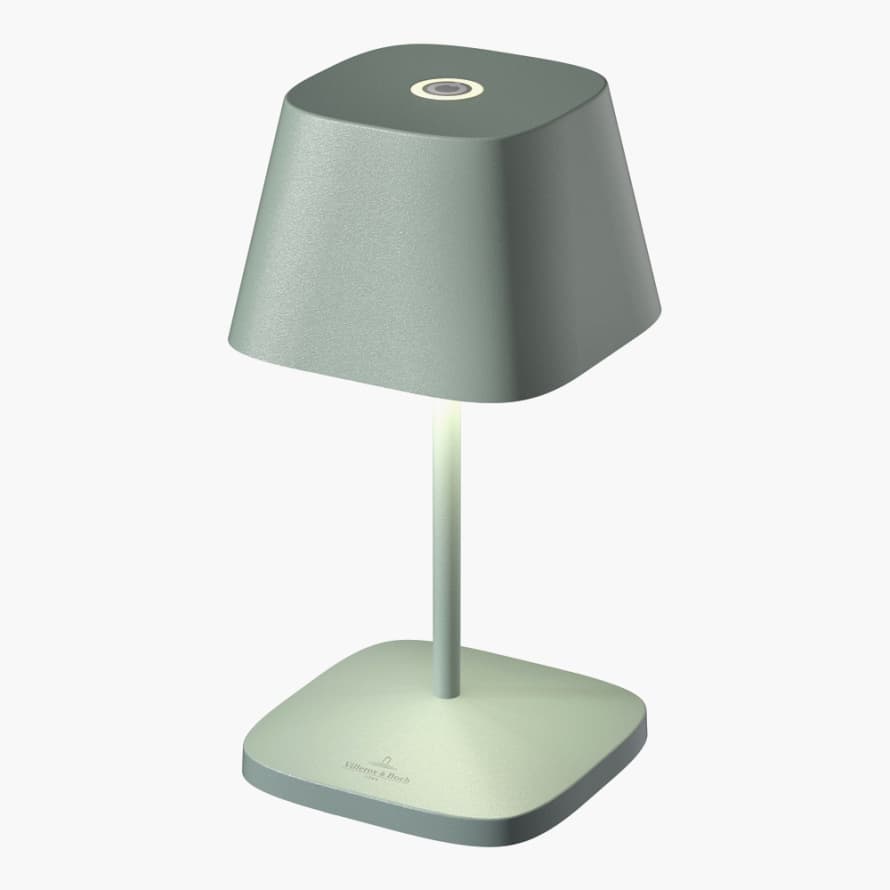 Villeroy & Boch Cordless Outdoor Table Lamp LED Neapel 2.0 - Olive Green
