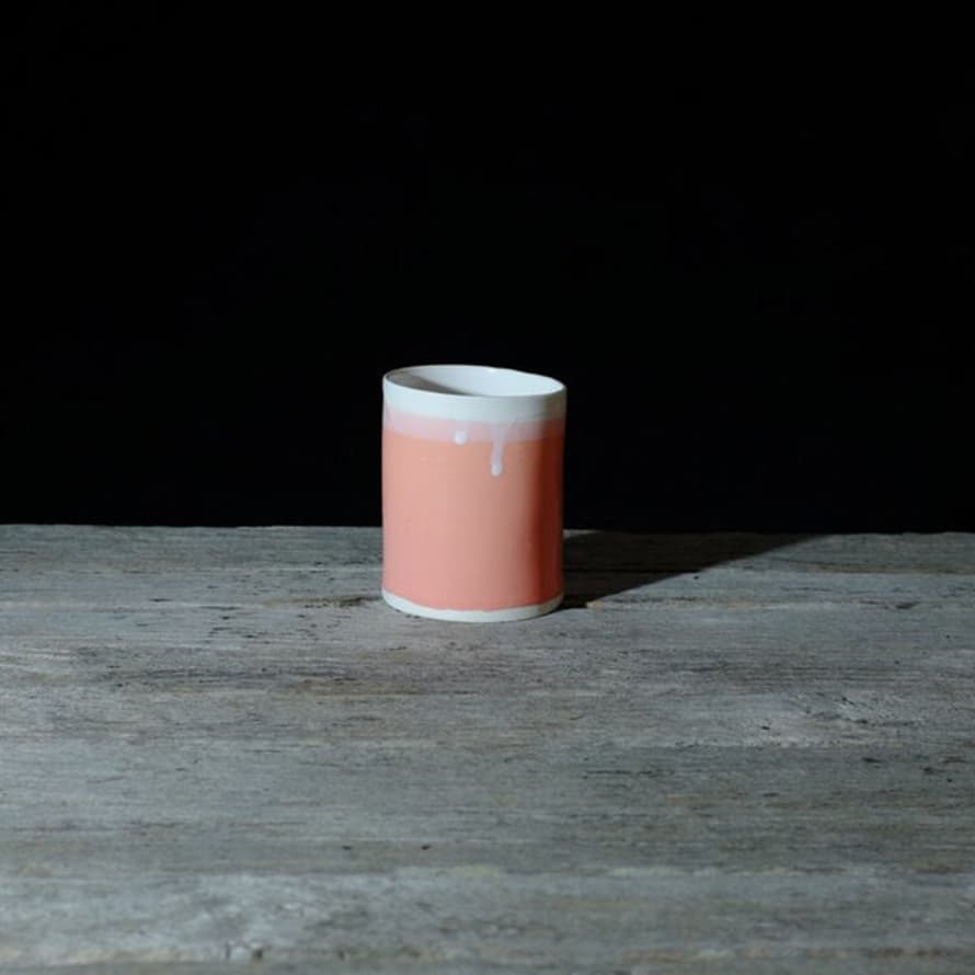 Richard Pomeroy Porcelain Espresso Beaker - Rose Pink
