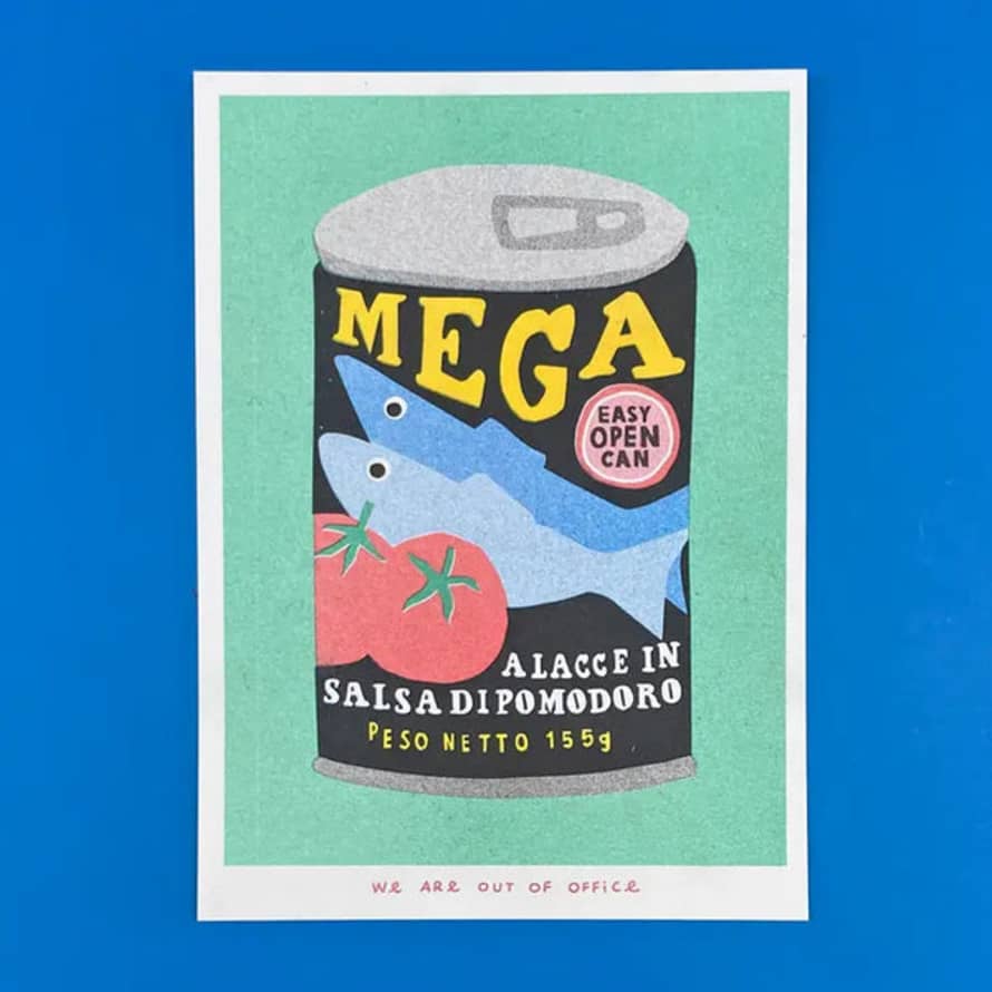 We are out of office  A Can Of Mega Sardines