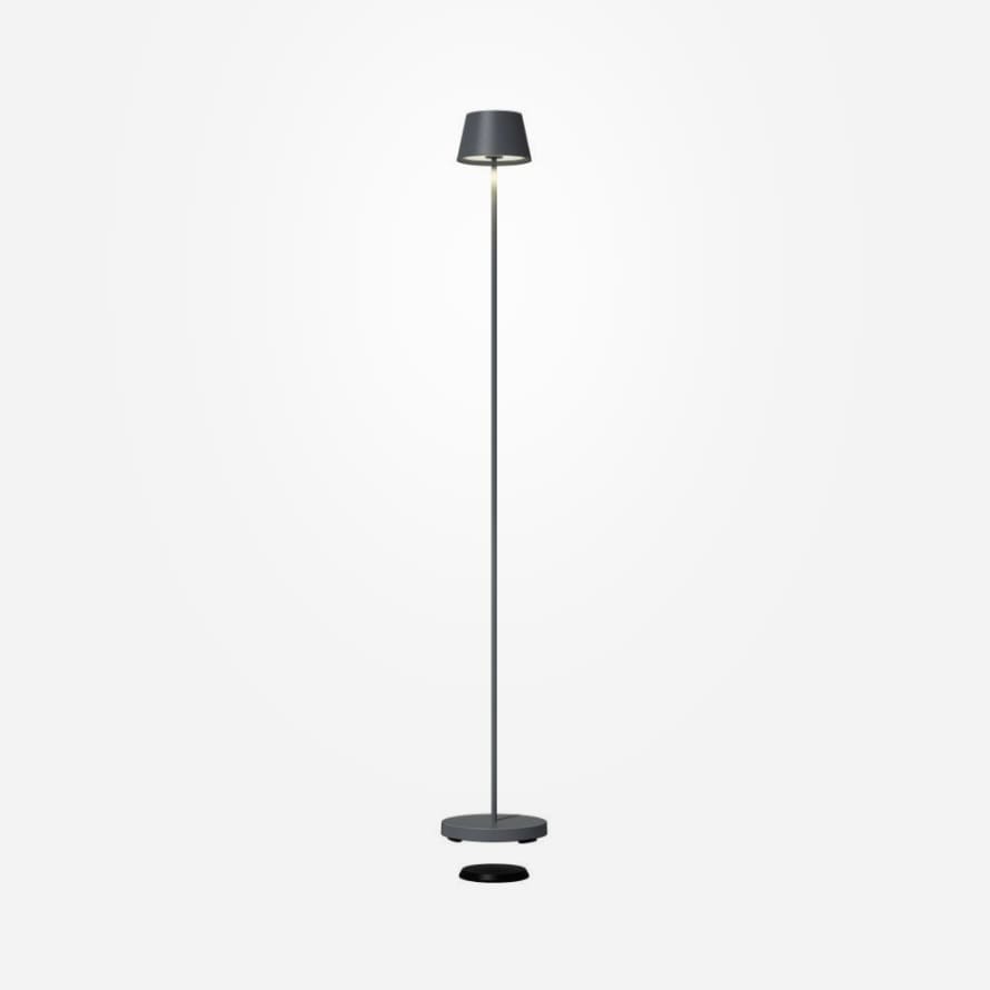 Villeroy & Boch Floor Lamp Seoul 2.0 LED with Battery and Charging Station - Anthracite