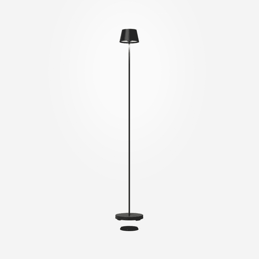 Villeroy & Boch Floor Lamp Seoul 2.0 LED with Battery and Charging Station - Black