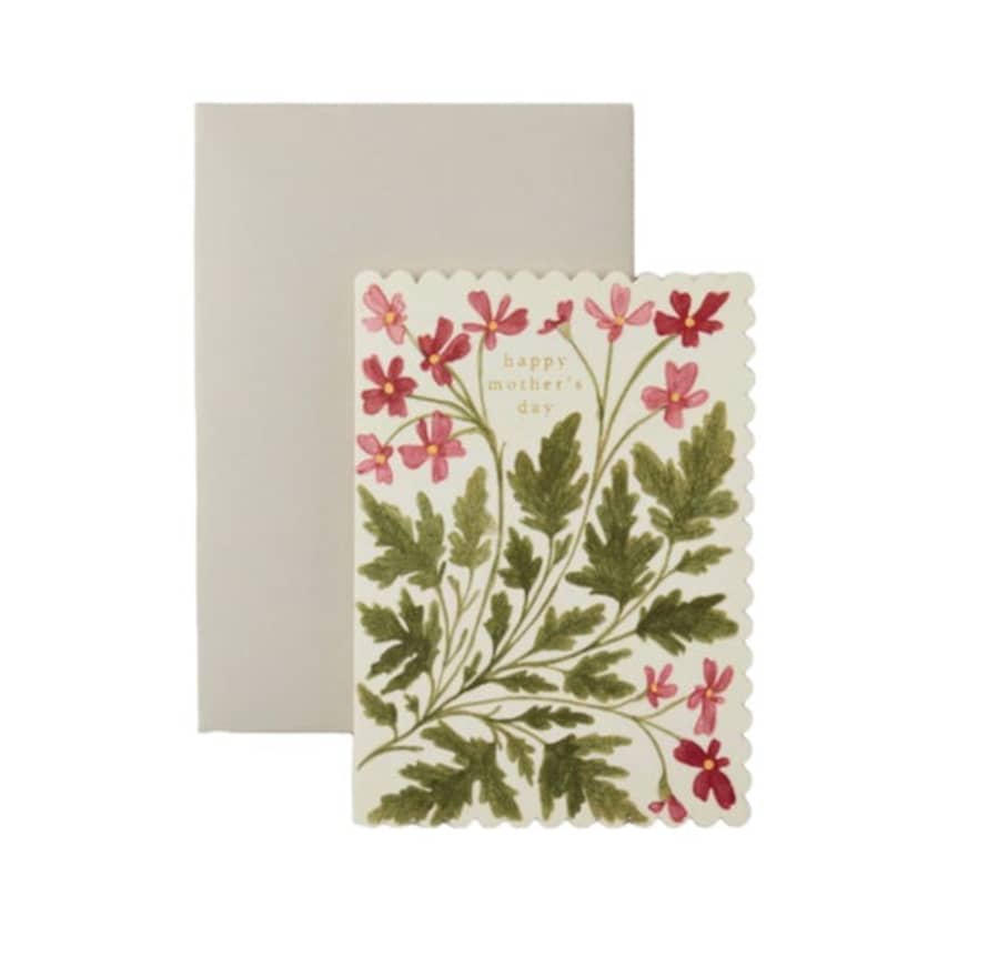 Wanderlust Paper Mothers Day Card Flora Happy Mothers Day