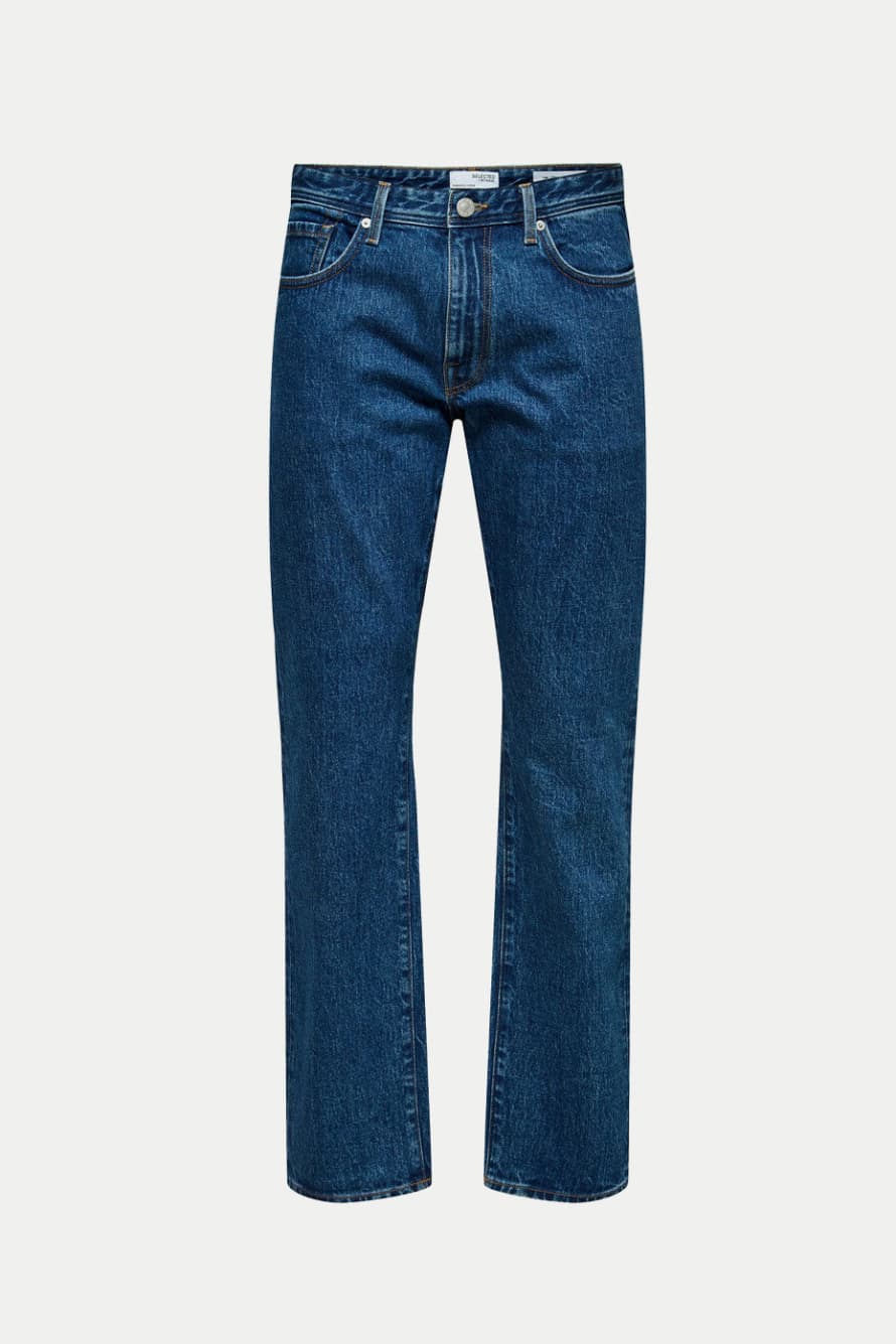 Selected Homme Medium Blue Scott Jeans