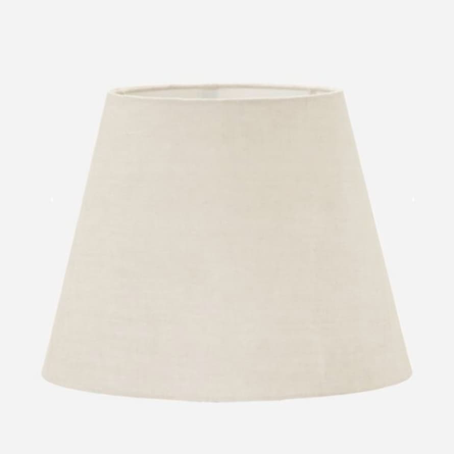 House Doctor Off White Linen Lampshade