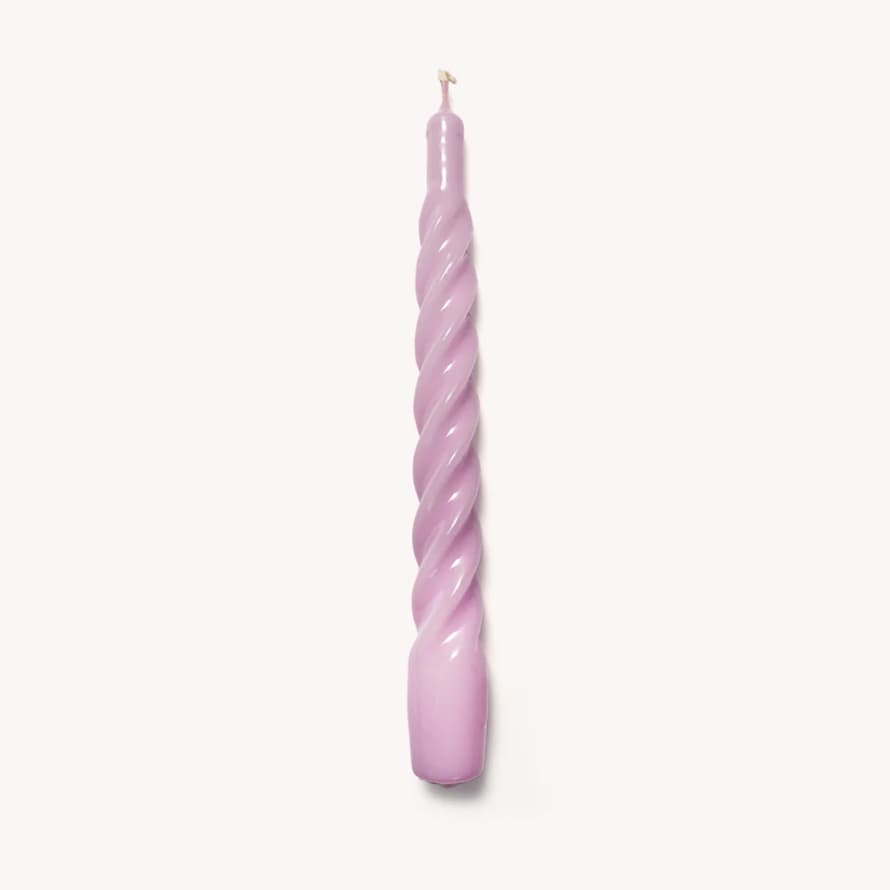 Yod & Co. Lilac Twisted Gloss Candles - Set of 2