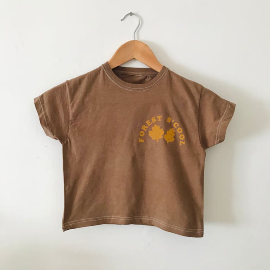 ANNUAL STORE Sample Sale Forest S'cool™ T Shirt - Cocoa / Dandelion