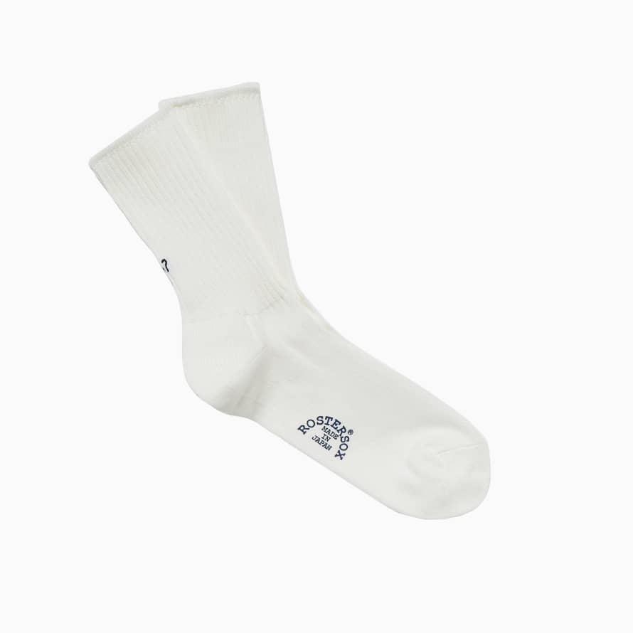 Rostersox Whats Up Socks - White
